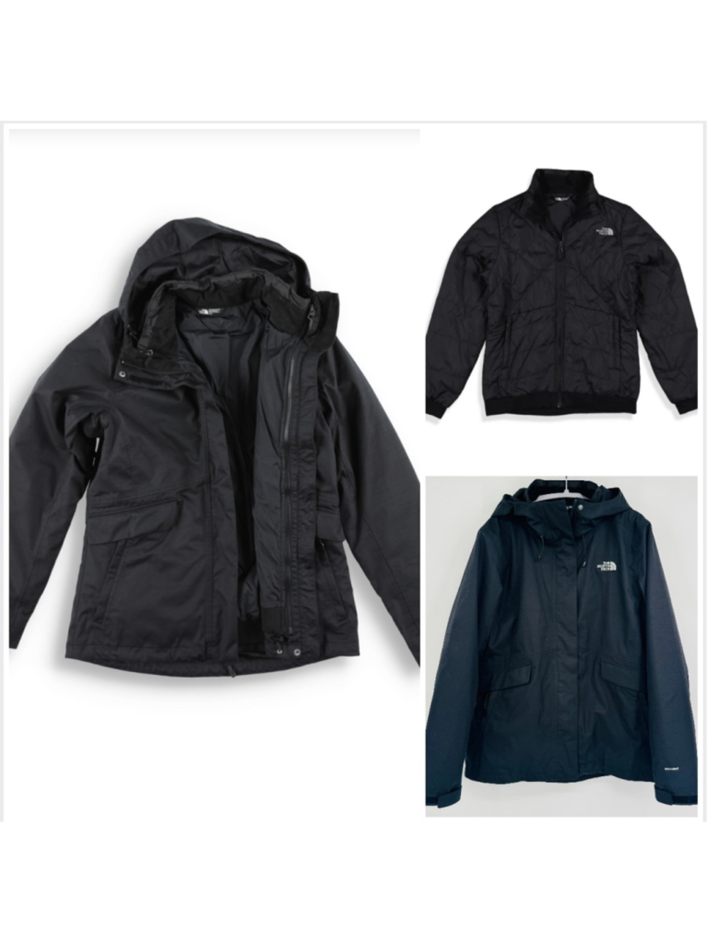 North Face Women’s Monarch TriClimate 3-in-1 Coat Black Size L